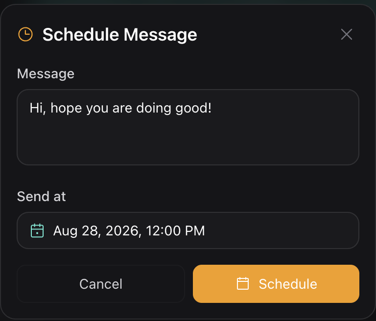 Pick a send time